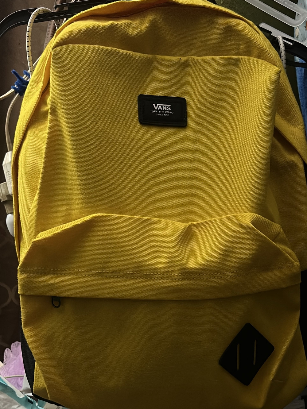 Vans Bright Yellow Canvas Backpack for Men